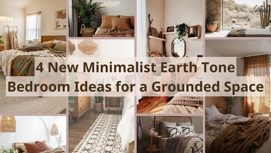 4 New Minimalist Earth Tone Bedroom Ideas for a Grounded Space