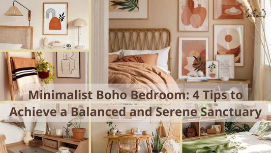 Minimalist Boho Bedroom: 4 Tips to Achieve a Balanced and Serene Sanctuary