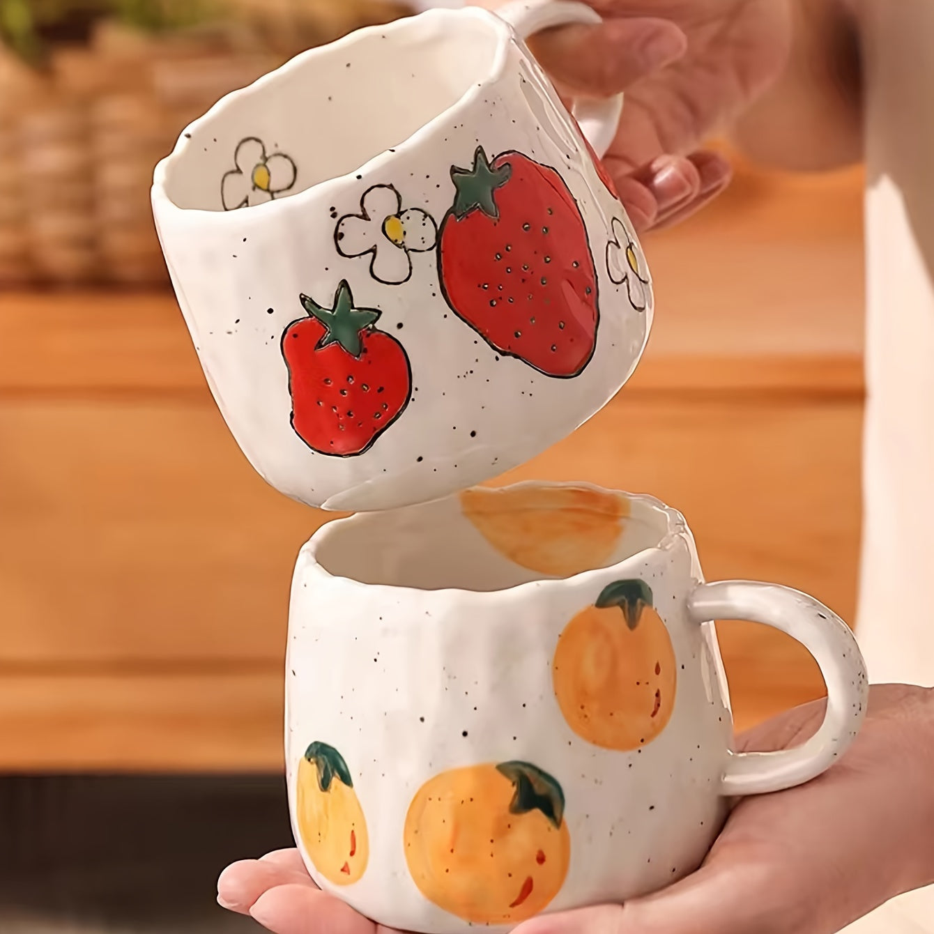 Cute Ceramic Vibrant Fruit Mug 300ml