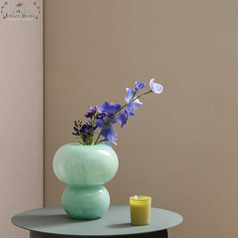 Aesthetic Candy Murano Art Glass Vase
