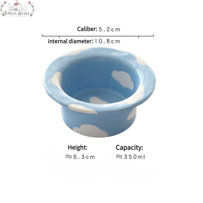 Aesthetic Ceramic Cloud Mug Bowl Set