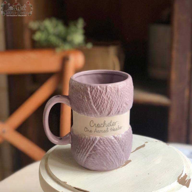 Aesthetic Ceramic Wool Mug