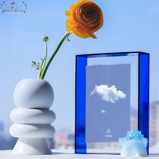 Aesthetic Cloudy Sky Magnetic Acrylic Picture Frame