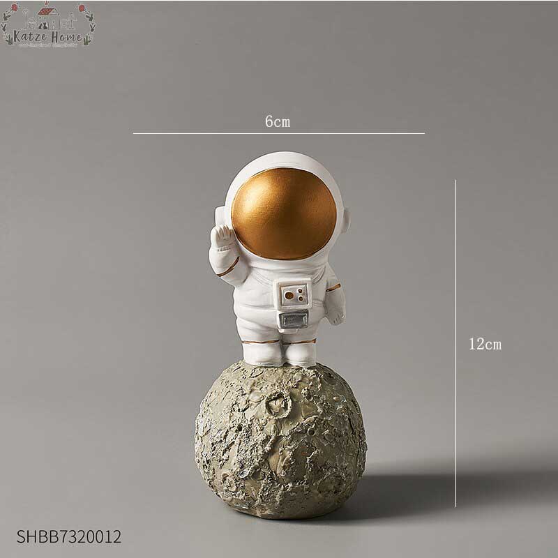 Astronaut Figure Statue Spaceman Sculpture