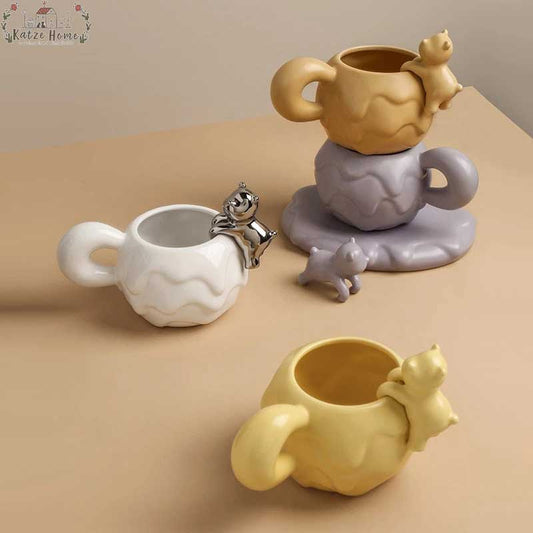 Bear Cub Mug + Saucer Set