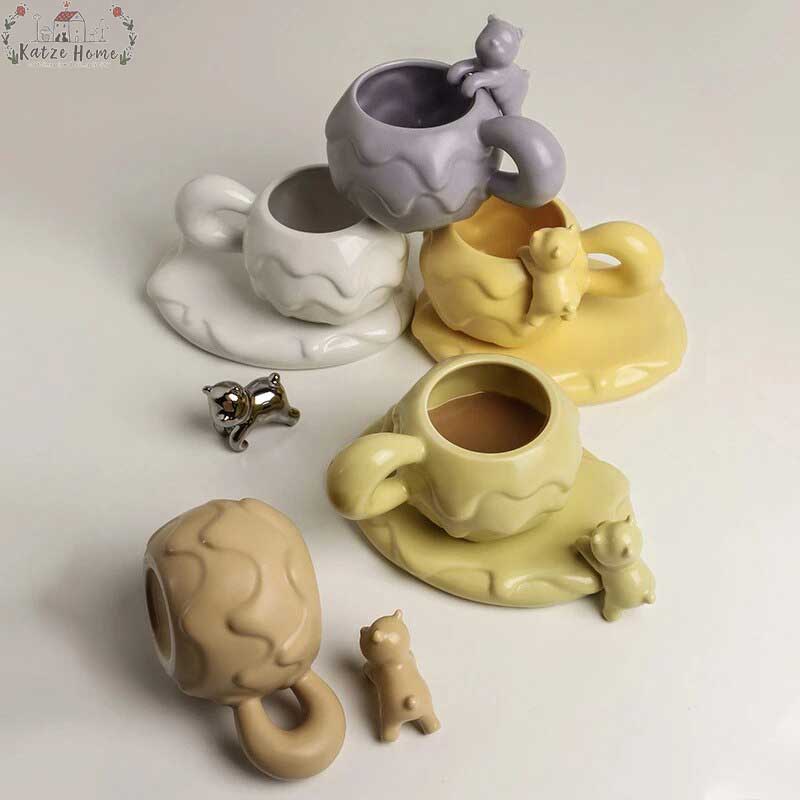 Bear Cub Mug + Saucer Set