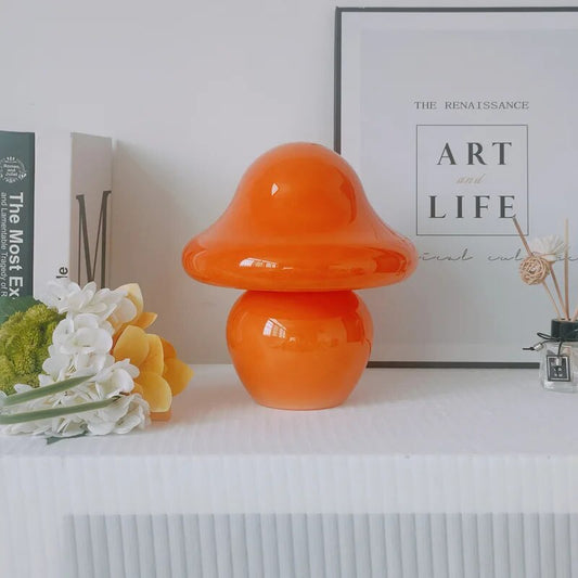 Charming Vintage Baby Mushroom Lamp