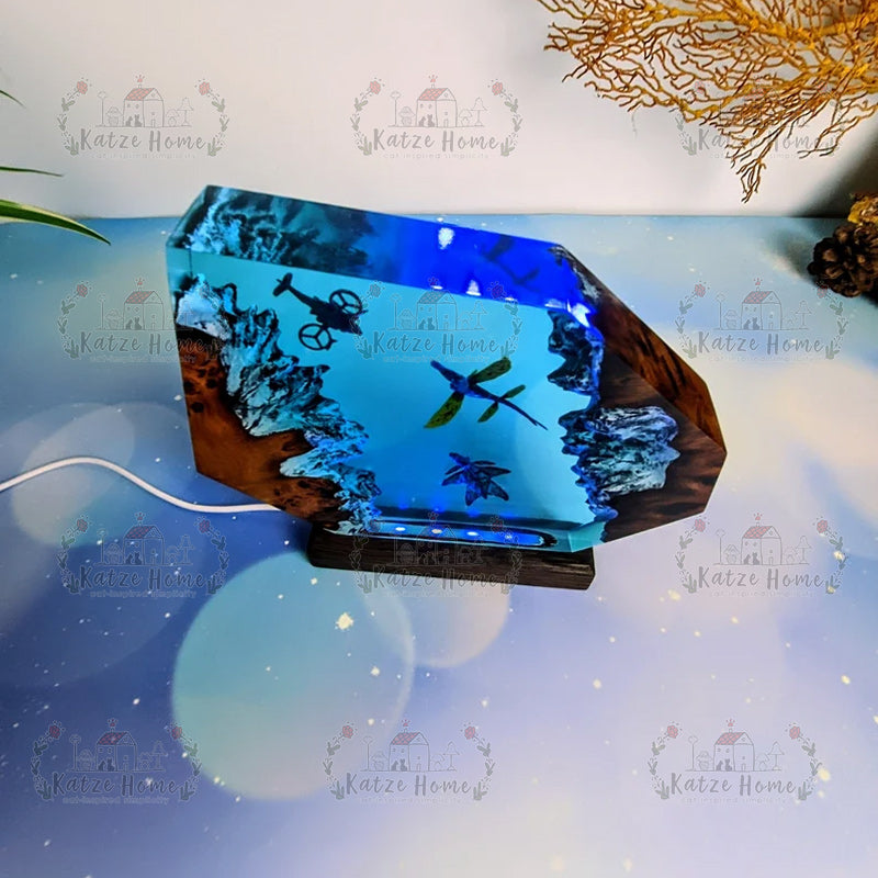 Dragon Ikran Avatar 2 Ocean Resin Table Lamp