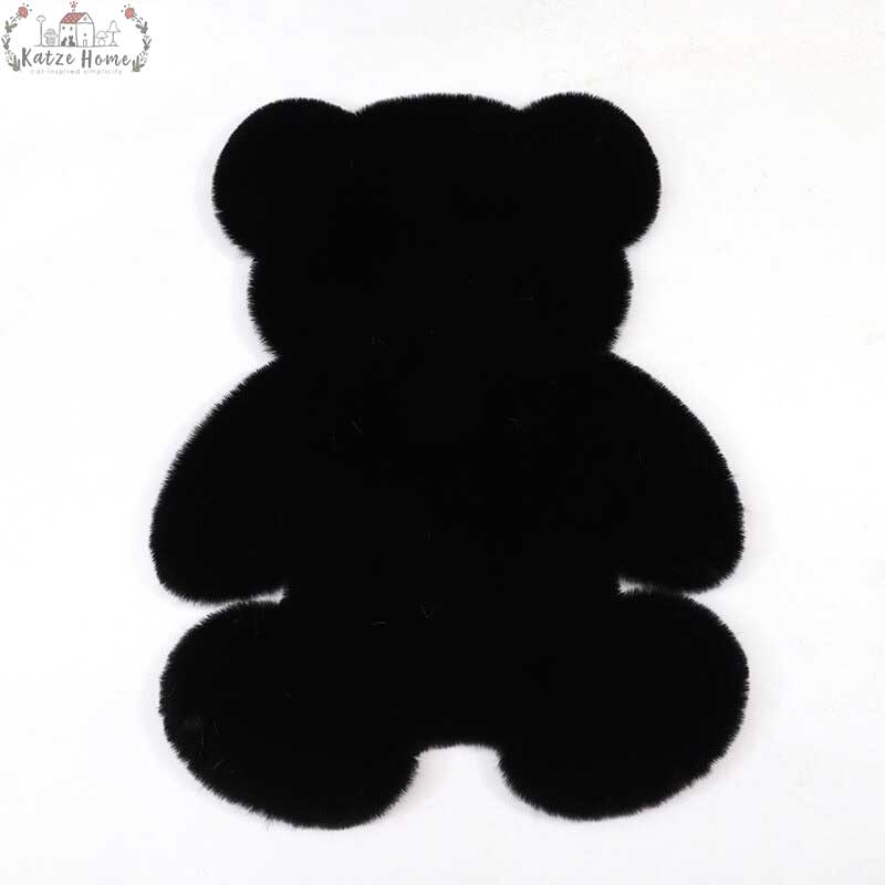 Fluffy Bear Rug Mat
