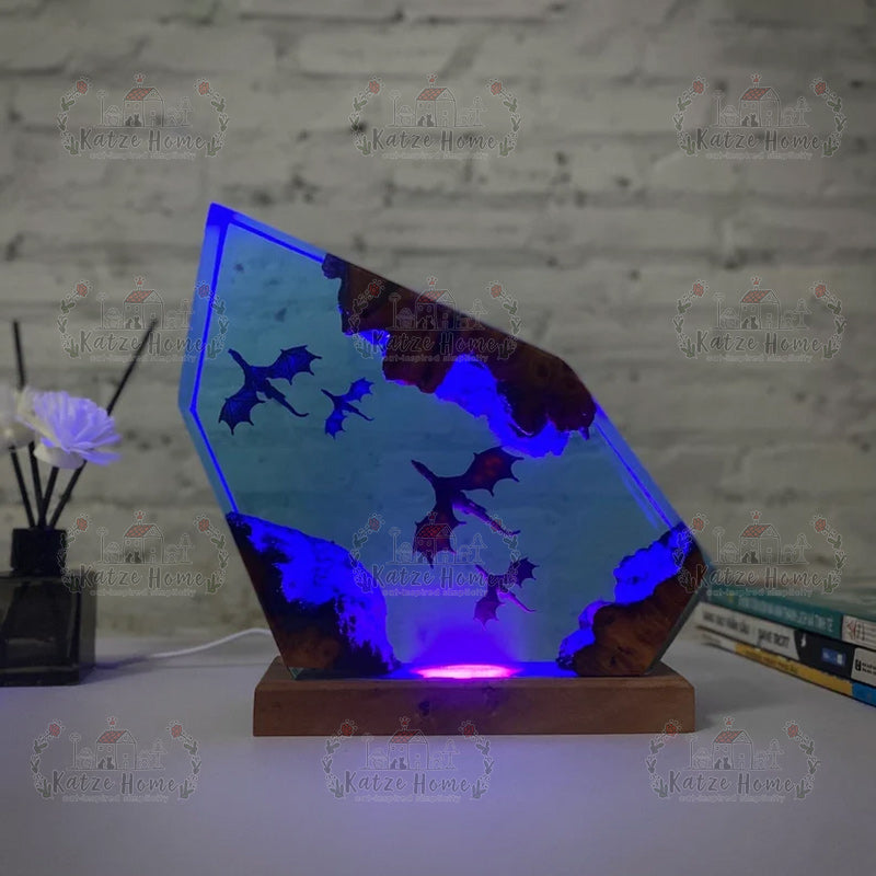 Game of Thrones 3D Dragon Resin Table Lamp