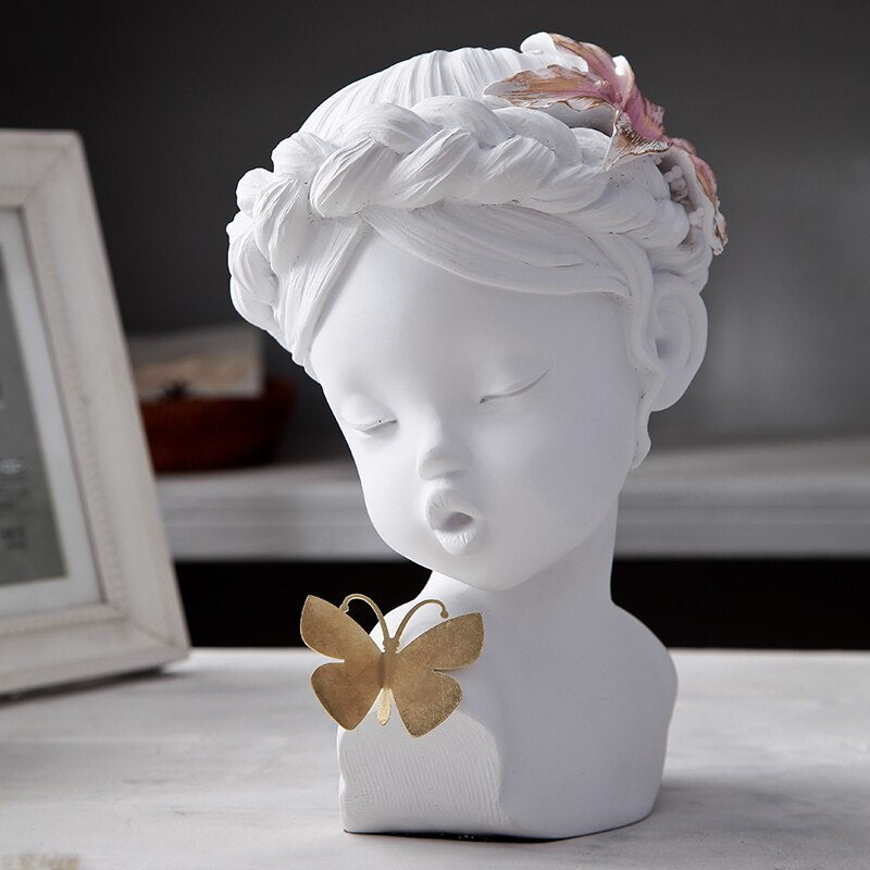 European Butterfly Resin Angel Statues