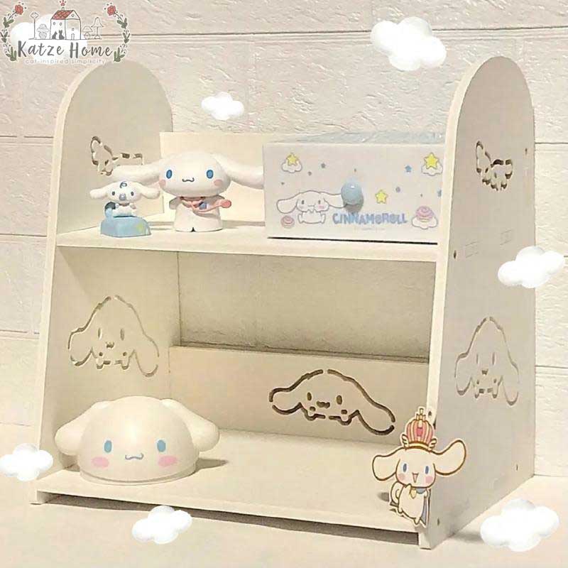 Handy Cute Cartoon Cinnamon Hello Kitty Bookshelf