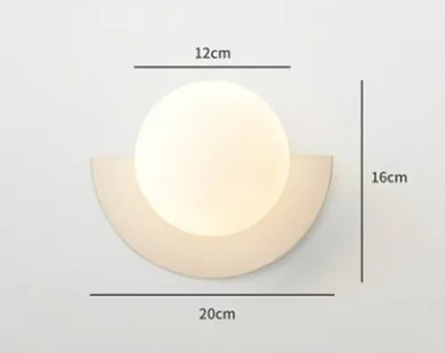 Minimalist Pastel Glass Ball Lamp