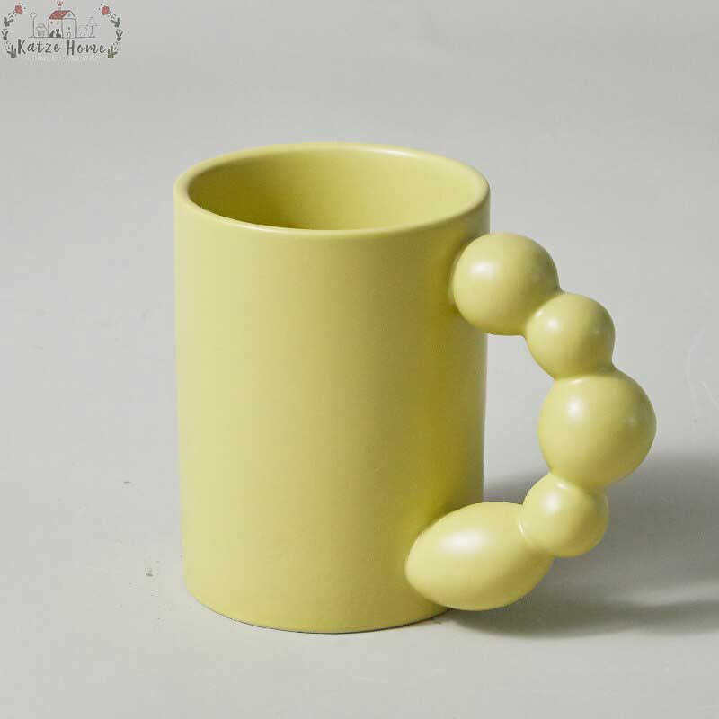 Iris the Beaded Handle Mug