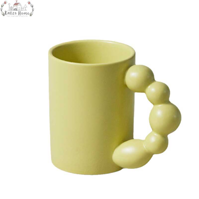 Iris the Beaded Handle Mug