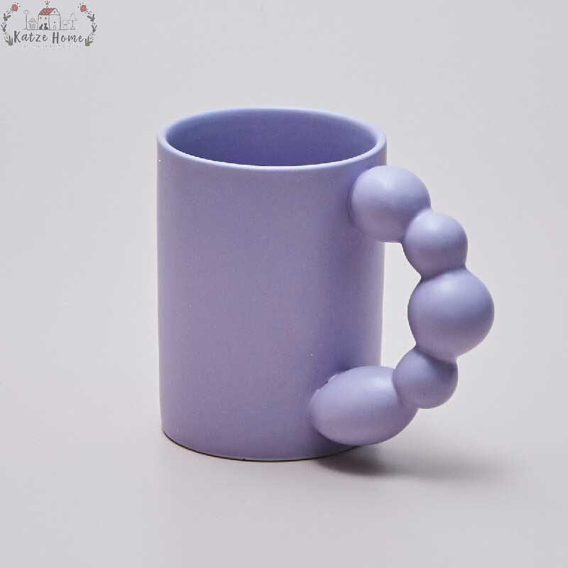 Iris the Beaded Handle Mug