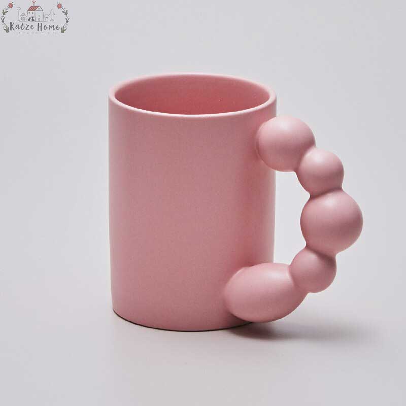 Iris the Beaded Handle Mug