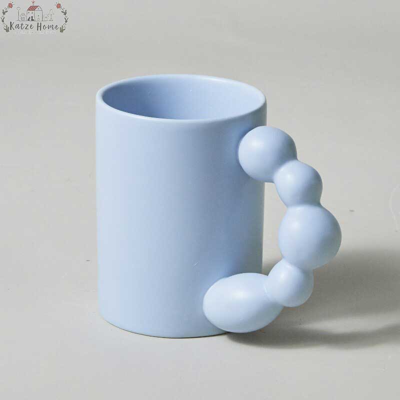 Iris the Beaded Handle Mug