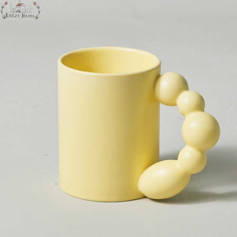 Iris the Beaded Handle Mug