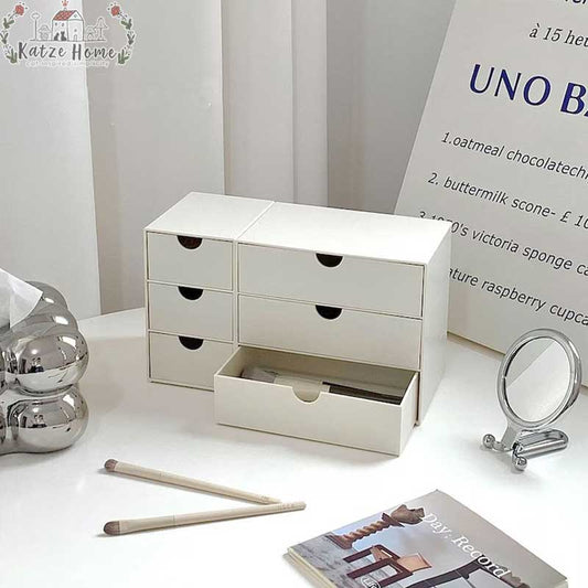 Minimalist Desktop Jewelry Cosmetic Office Storage Drawer