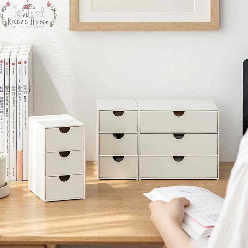 Minimalist Desktop Jewelry Cosmetic Office Storage Drawer