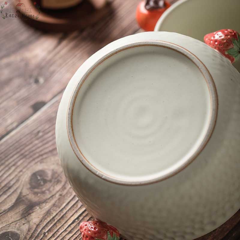 Minimalist Japanese Ceramic Salad Bowl