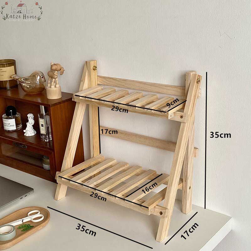 Minimalist Wood Desk Shelf