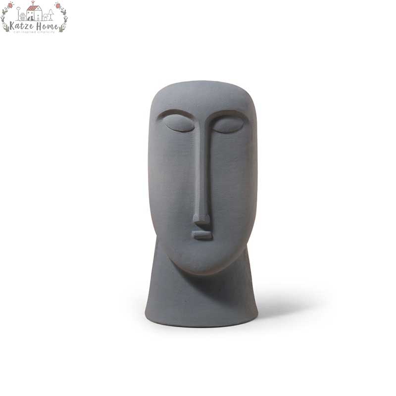 Morandi Ceramic Abstract Face Vase