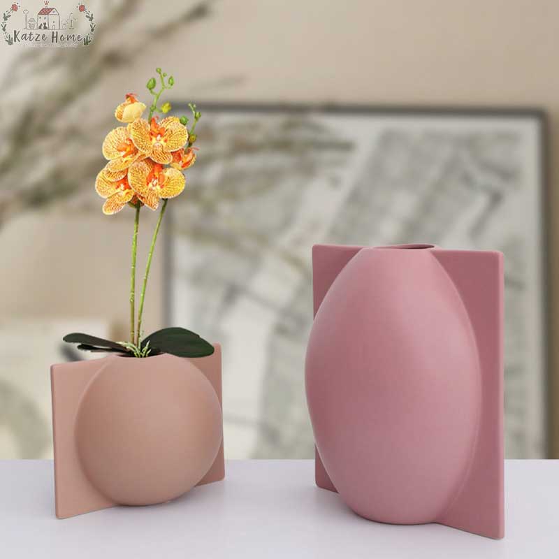 Morandi Ceramic Geometric Vases