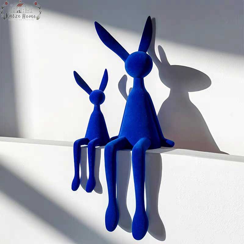 Nordic Klein Resin Rabbit Statues