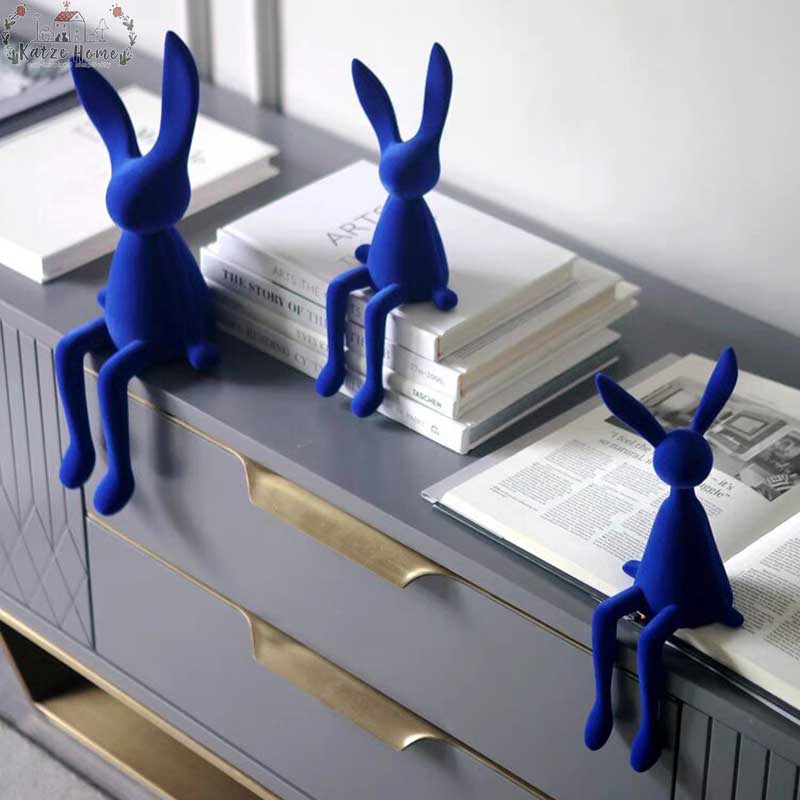 Nordic Klein Resin Rabbit Statues