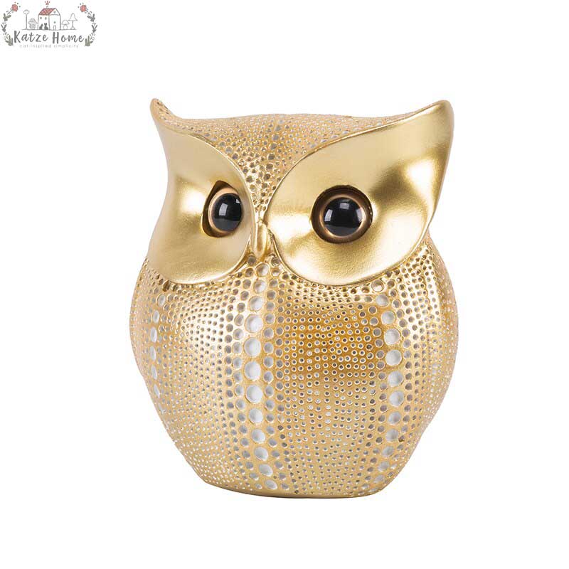 Nordic Style Owls Ornament Owl Resin