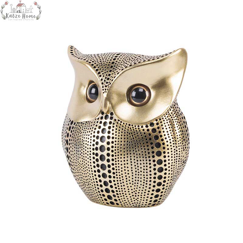 Nordic Style Owls Ornament Owl Resin