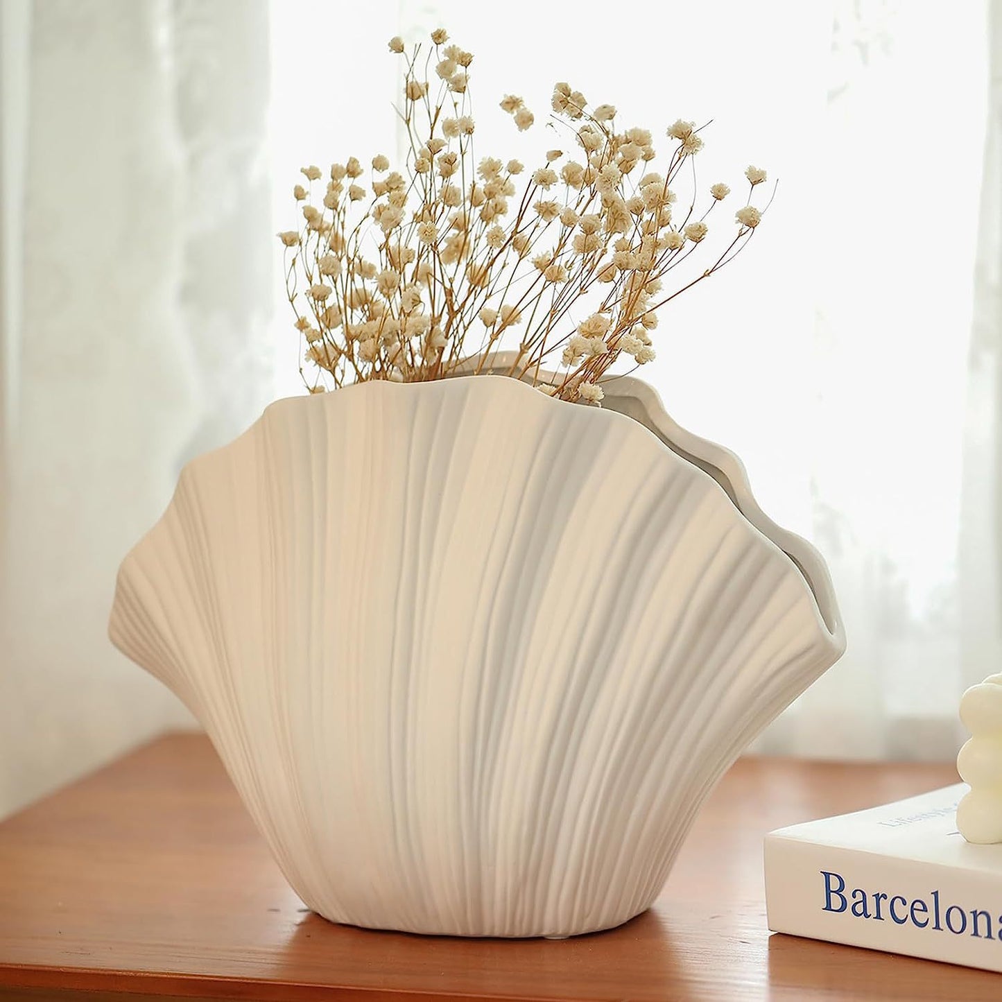 Seashell Vase Oyster Vase Ceramic