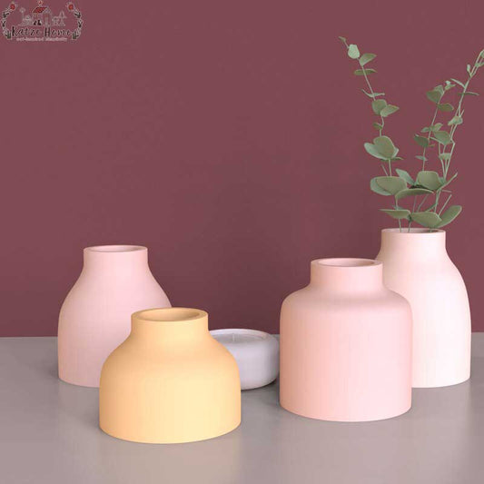 Retro Aesthetic Matte Ceramic Vase