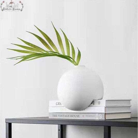 Right-Angle Spherical Sculptural Vase