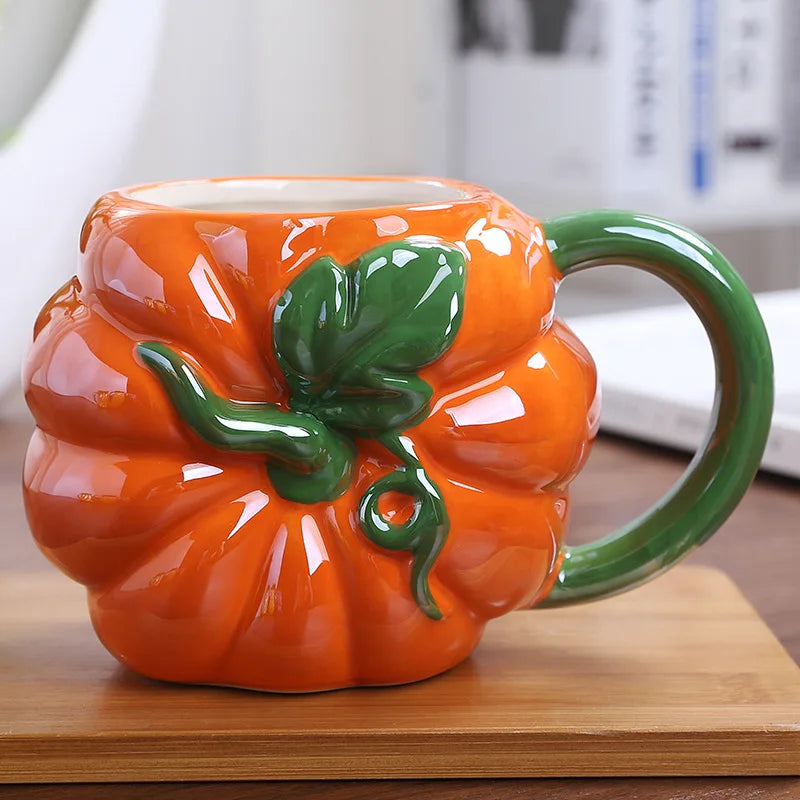 Minimalist Cute Fruit Shape Mug Ceramic Tomato