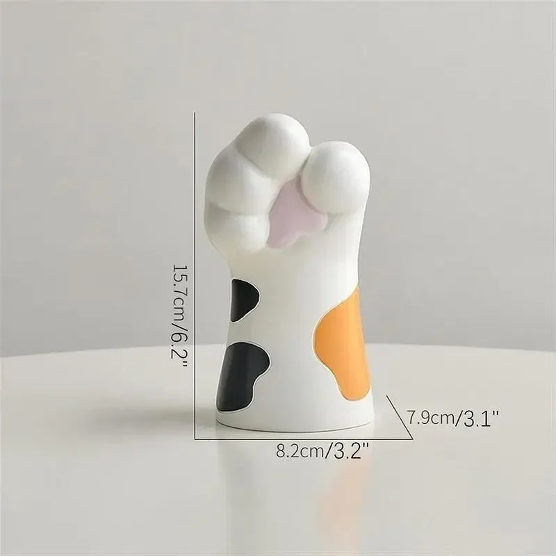 Cat Claw Vase Kawaii Cat Paw Ceramic