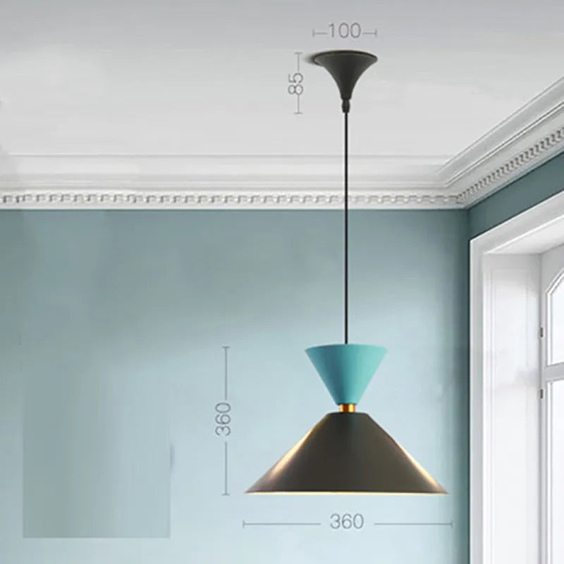 Nordic Colourful Macaron Pendant Light