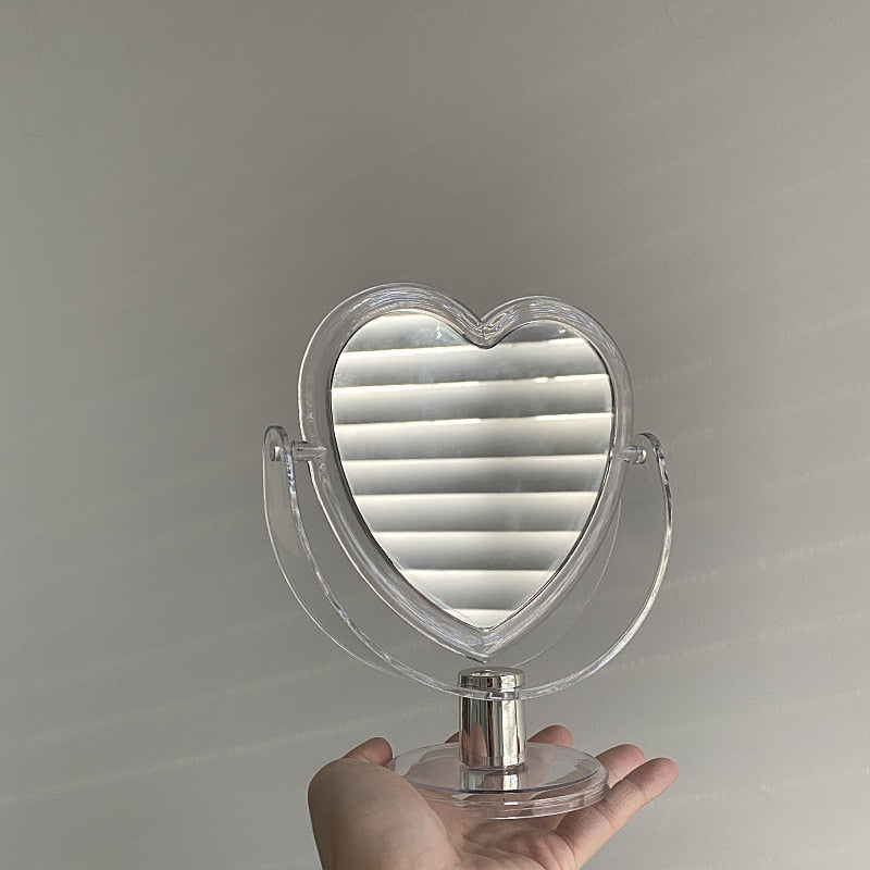 Mini Heart Compact Mirror