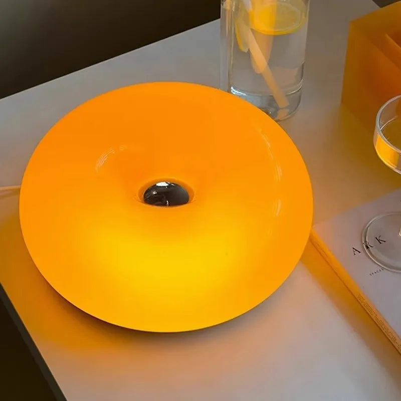 Retro Modern Glass Donut Wall Lamp