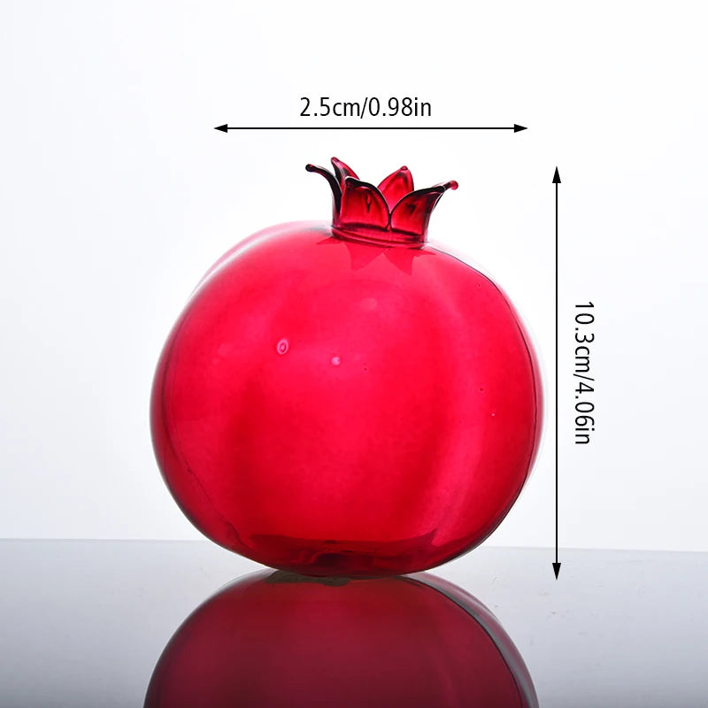 Minimalist Fruit Shaped Glass Vase