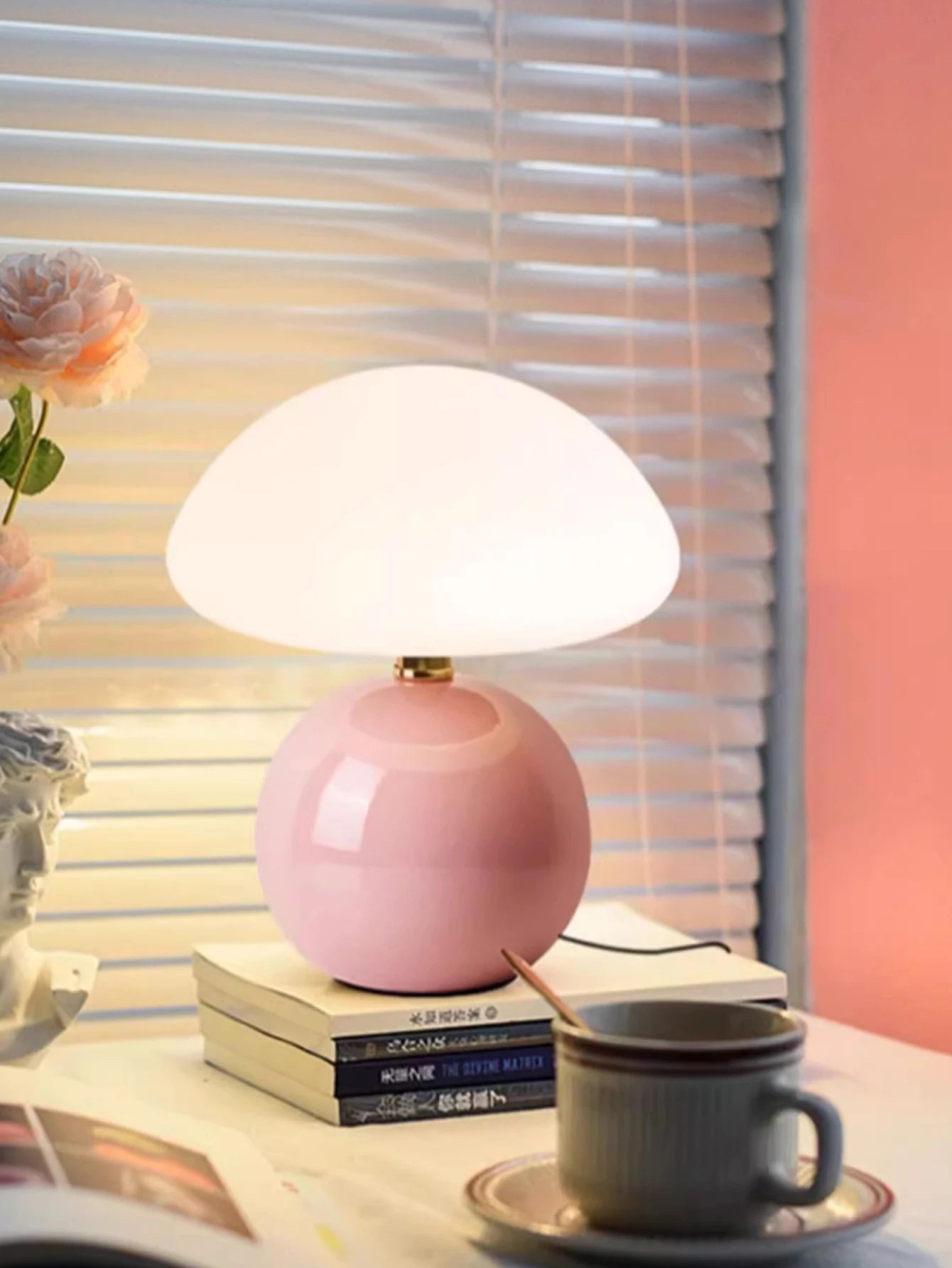 Mushroom Lamp Crystal Table Lamps