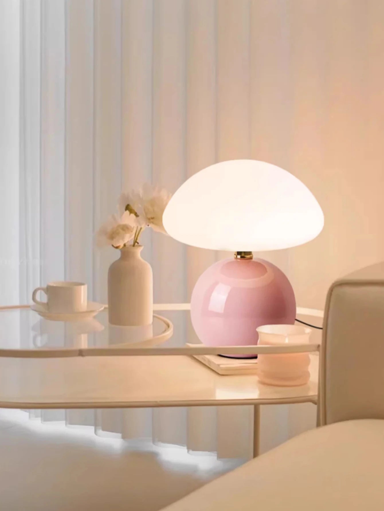 Mushroom Lamp Crystal Table Lamps