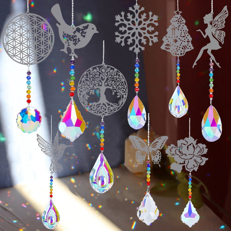 Art Pendant Prism Crystal Suncatcher