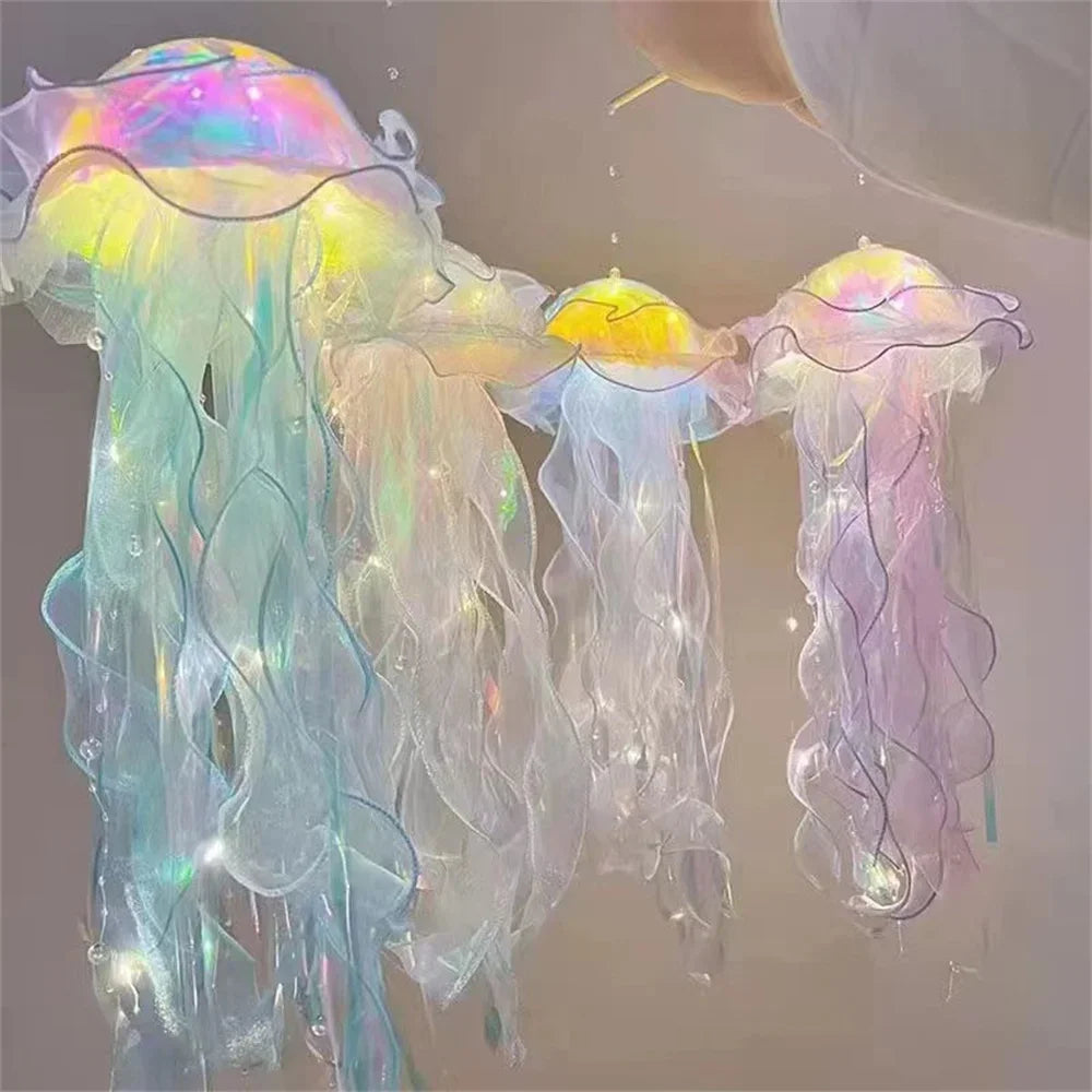 Aesthetic Calming Bedroom LED Jellyfish Lamp