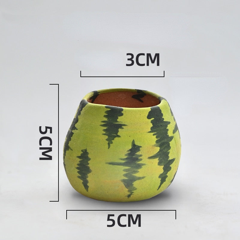 Mini Ceramic Cartoon Planter