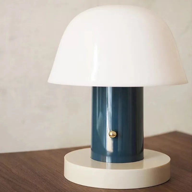 Nordic Danish Retro Small Mushroom Table Lamp