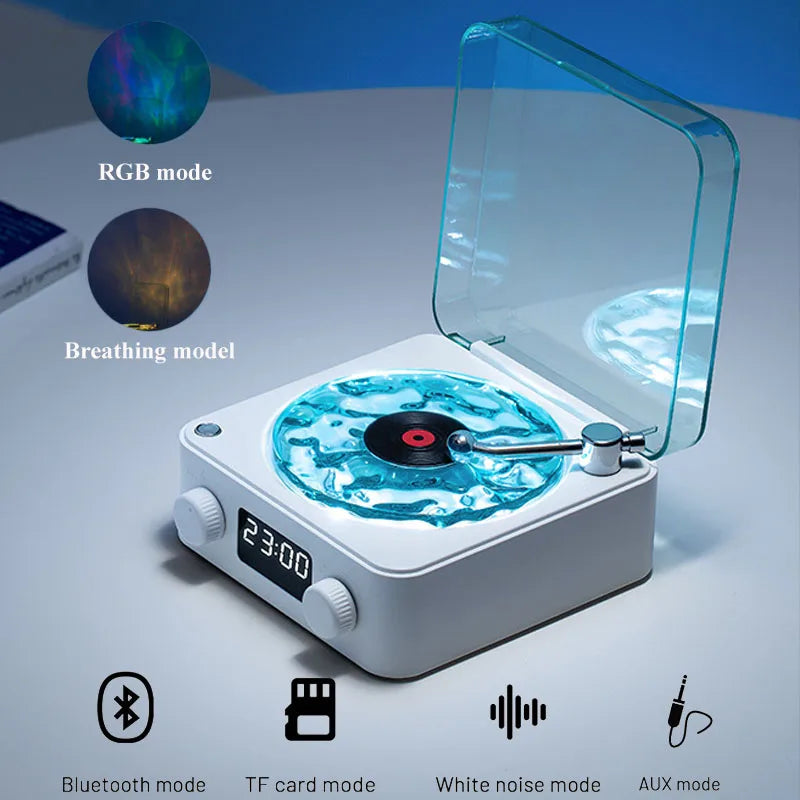 Retro Vinyl Record Player Therapy Speaker