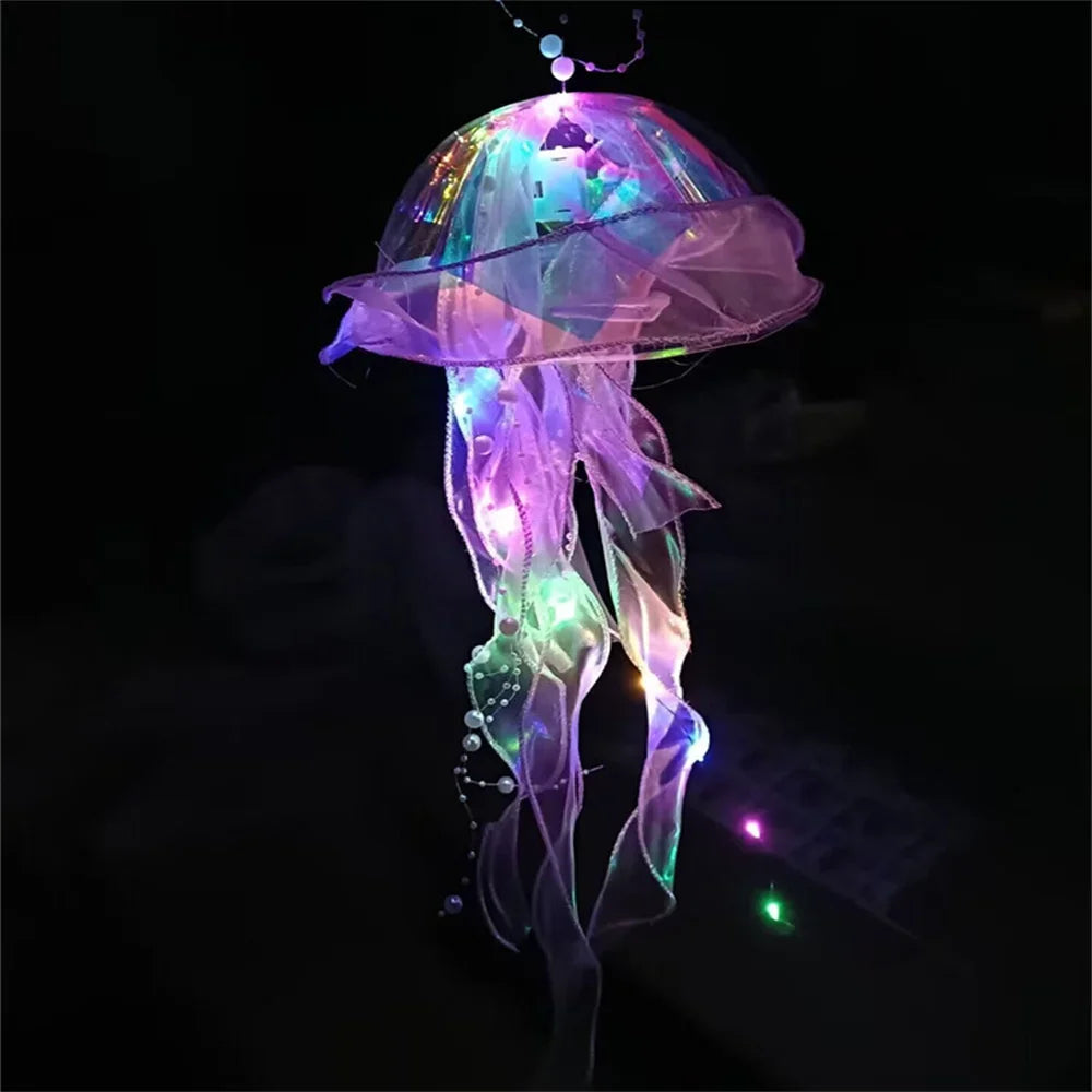 Aesthetic Calming Bedroom LED Jellyfish Lamp